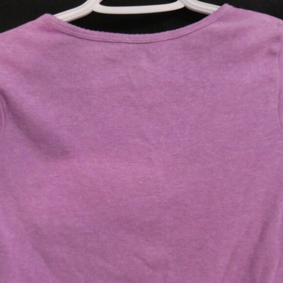 CARTER'S | size 10 | Cat and Mouse Print | Light Purple Short Sleeve Tee W/ Bow - Picture 11 of 14